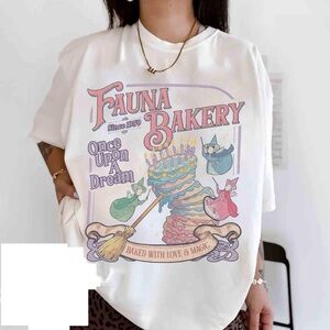 Retro Disney Sleeping Beauty Baked With Love And Magic Shirt White